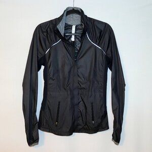 Lululemon Size 4 Jacket Mesh Ventilated Black Essential Run Nothin' But RARE